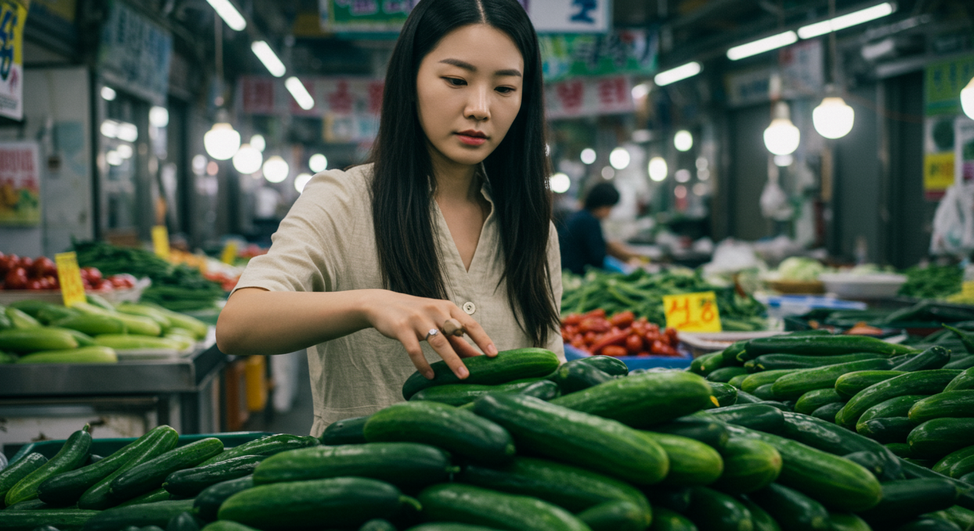 오이 50개, 이렇게 골라야 아삭해요!