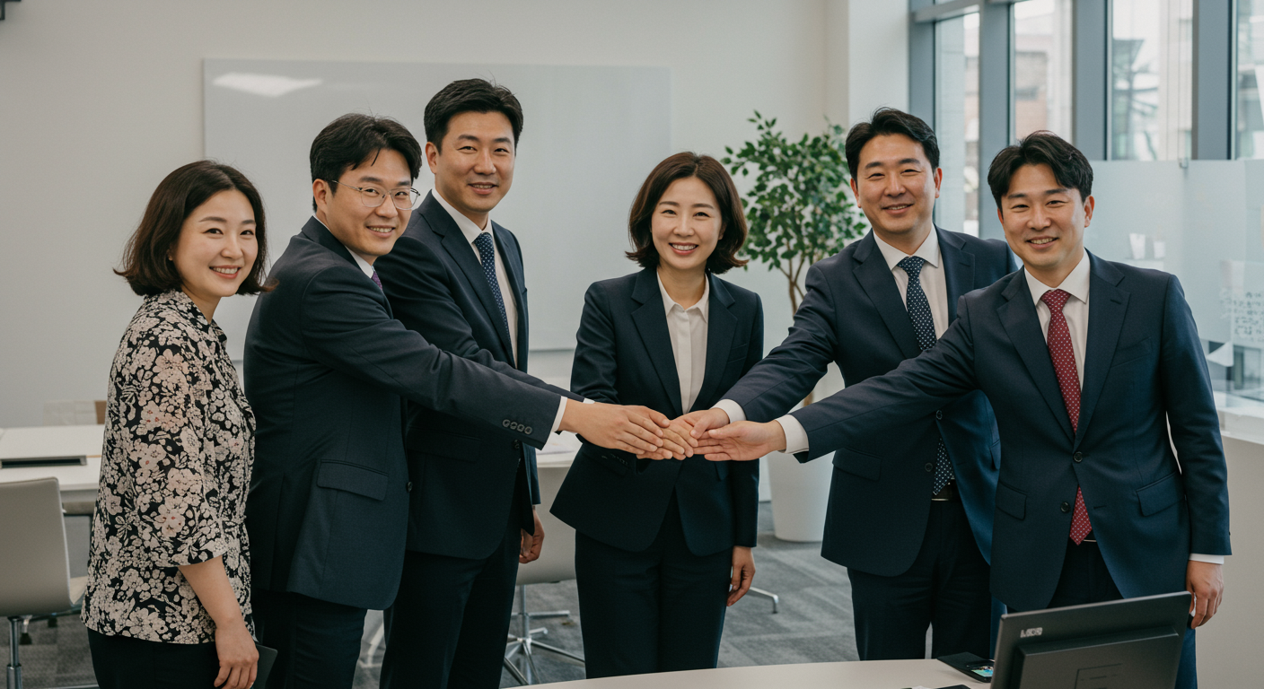 친구들과 손잡고 성장했어요!