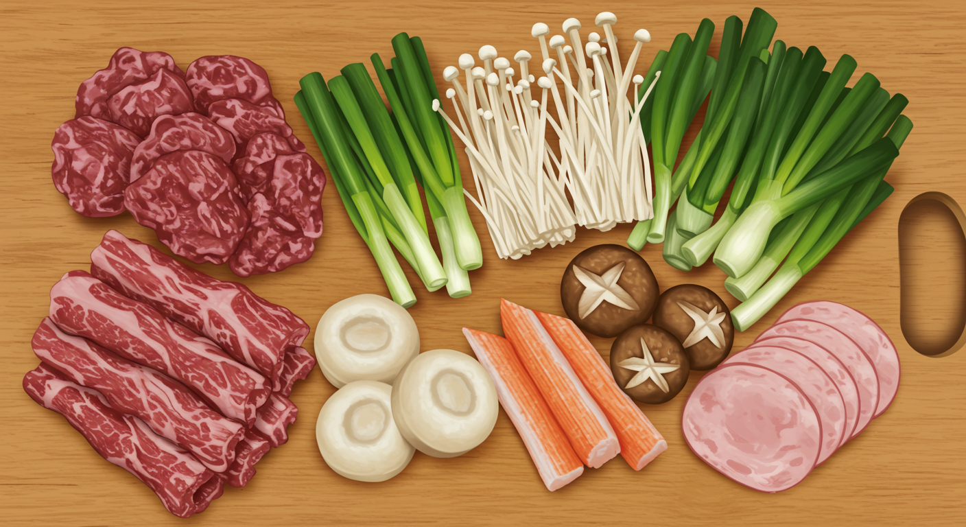 맛있는 꼬치산적 재료 준비! 📝