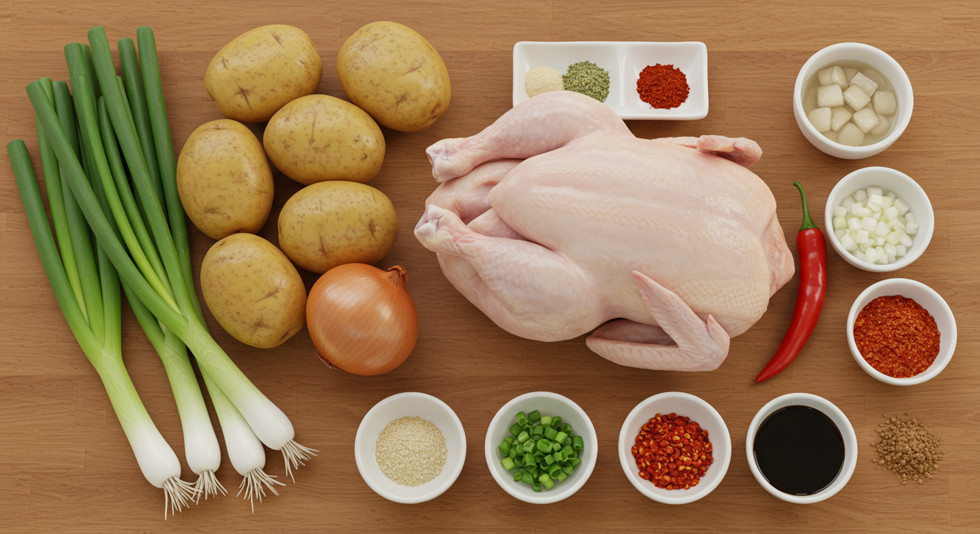 맛있는 닭볶음탕 준비물! 재료와 손질법을 알아봐요