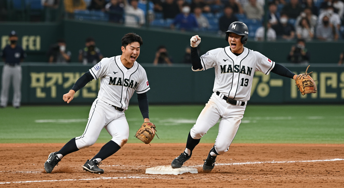 포수에서 도루왕까지! 눈부신 고교 시절 기록