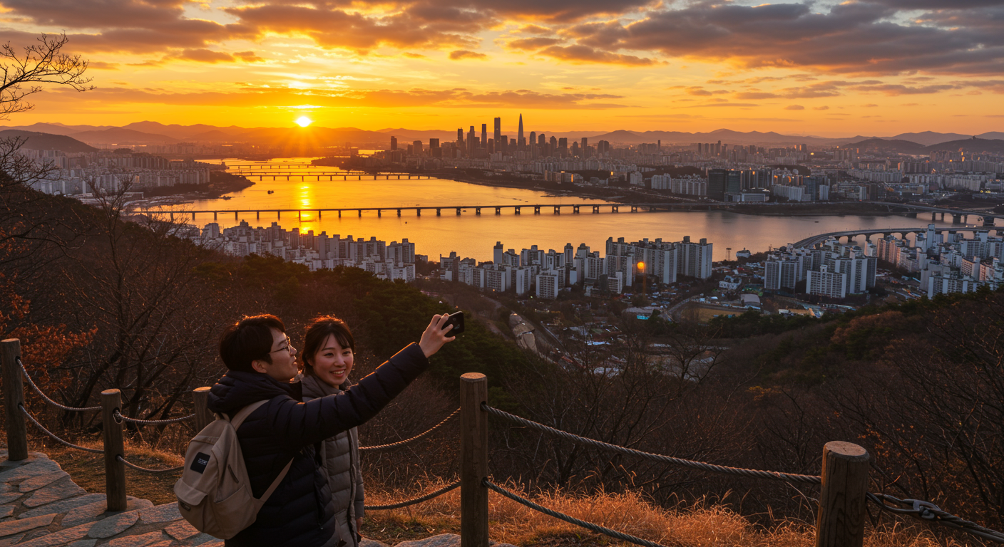 아차산 등산코스 2: 광나루역 출발 어울림광장 코스