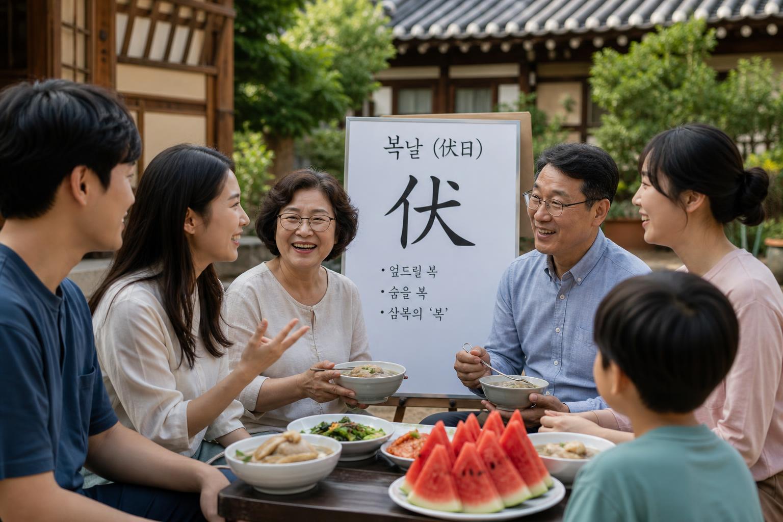 복날의 한자 뜻과 ‘복(伏)’의 의미