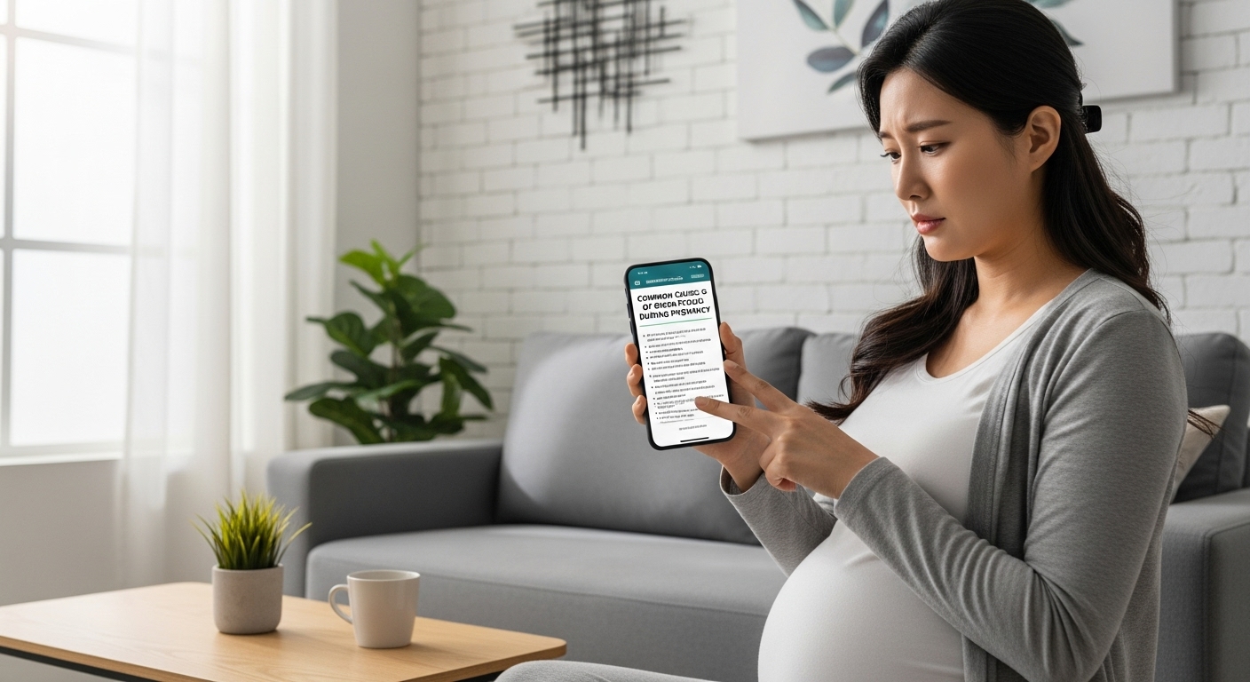 임신 중 초록색 변, 왜 생길까요?