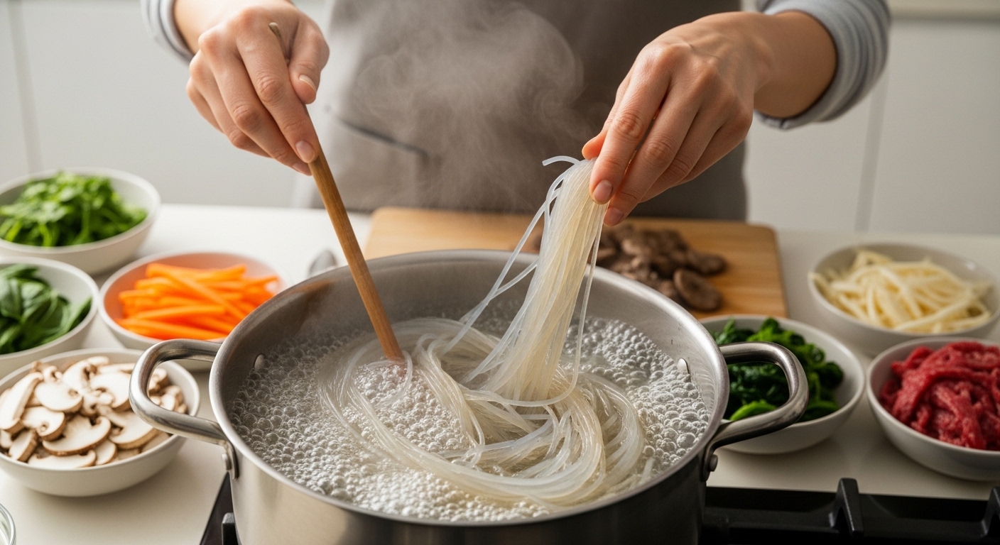당면 불리기와 삶기 비법