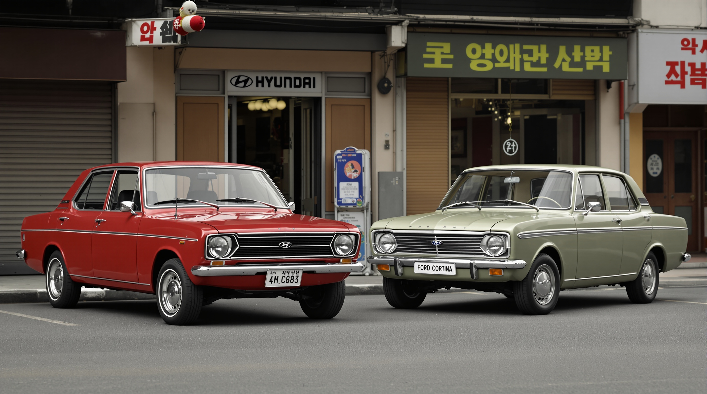 현대자동차의 화려한 시작: 포드 코티나부터 포니까지