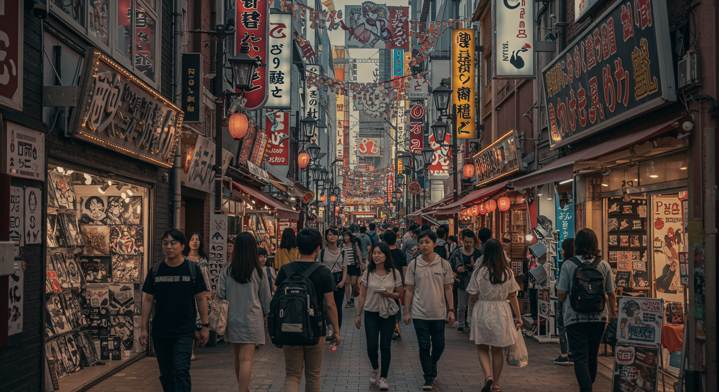 덴덴타운과 진격의 거인: 오타쿠 문화의 만남 🤝