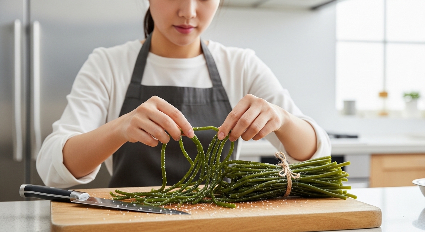 염장 미역줄기 제대로 알기: 식감과 짠맛, 비린내의 비밀