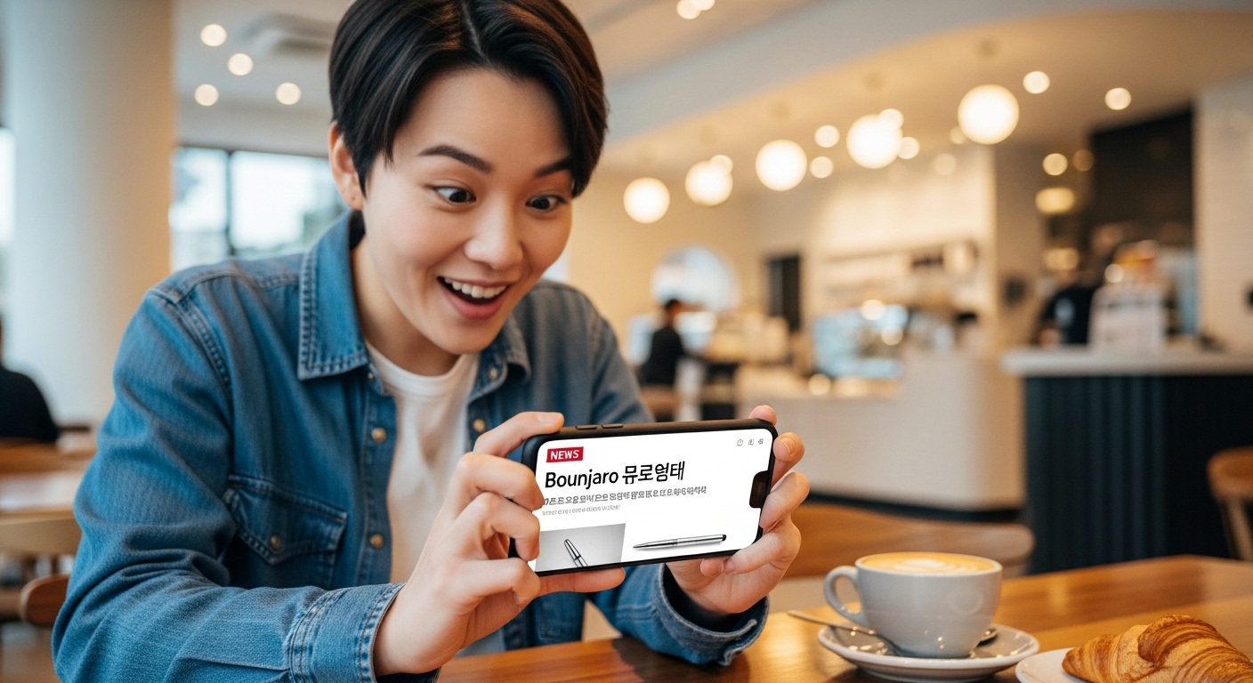 한국에서는 언제 만날 수 있나요?