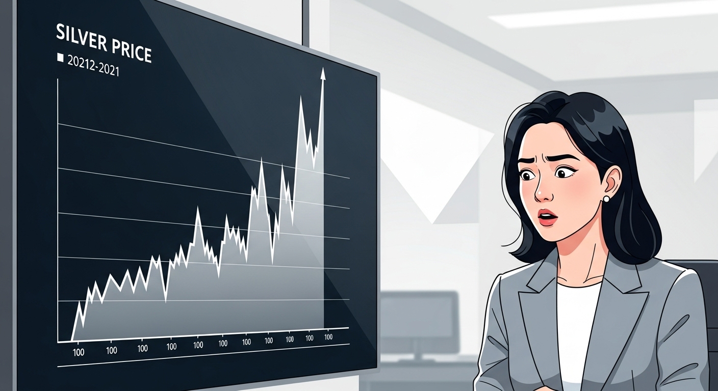 은값 사상 최고가 기록 그래프