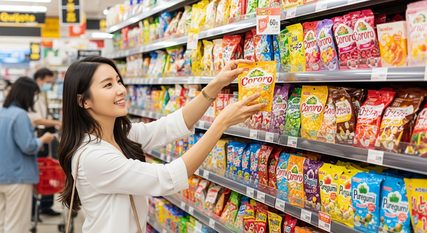 쫀득 달콤! 일본 젤리와 사탕의 유혹