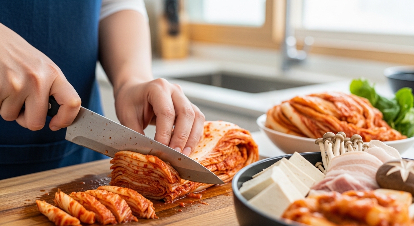 김치 선택 및 전처리 과정