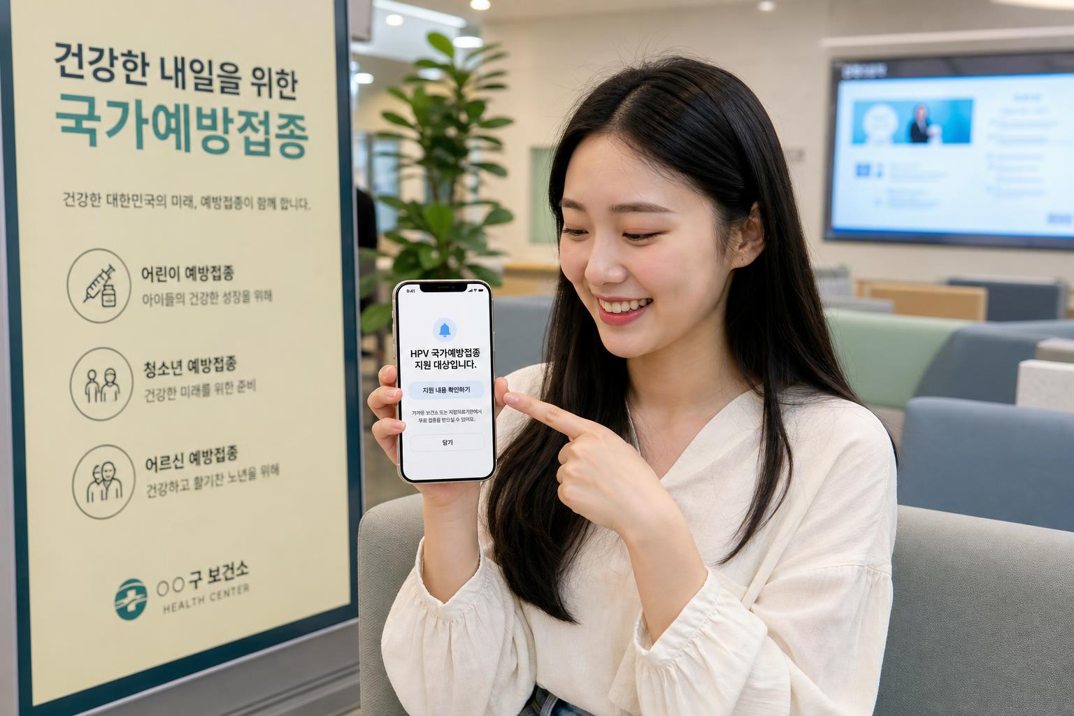 국가예방접종사업 지원 대상과 무료 접종 기간