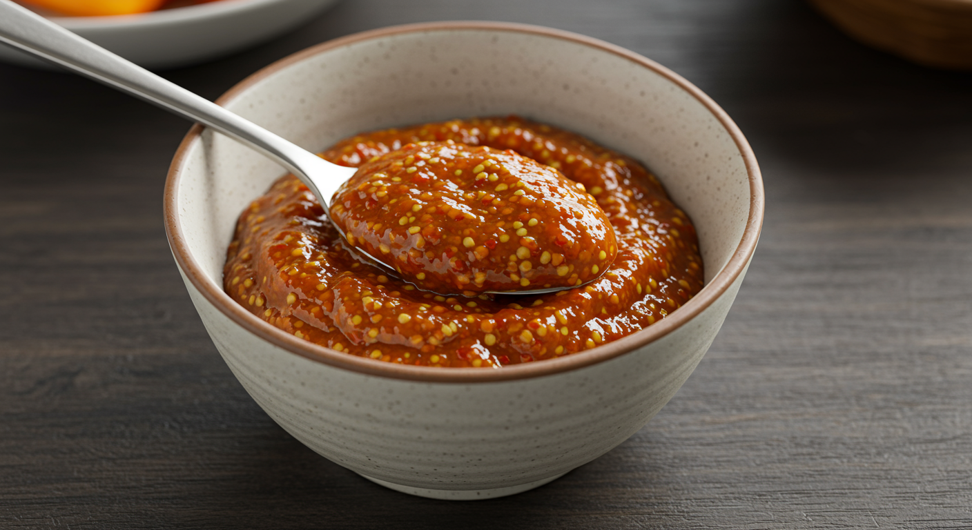 비밀의 맛! 매운 겨자소스 레시피