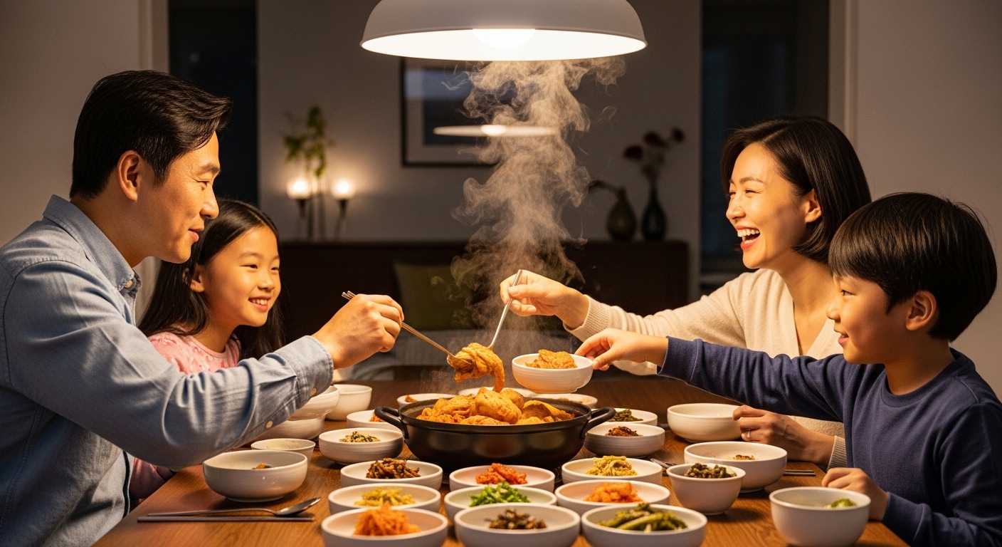 추억 속 닭볶음탕의 역할