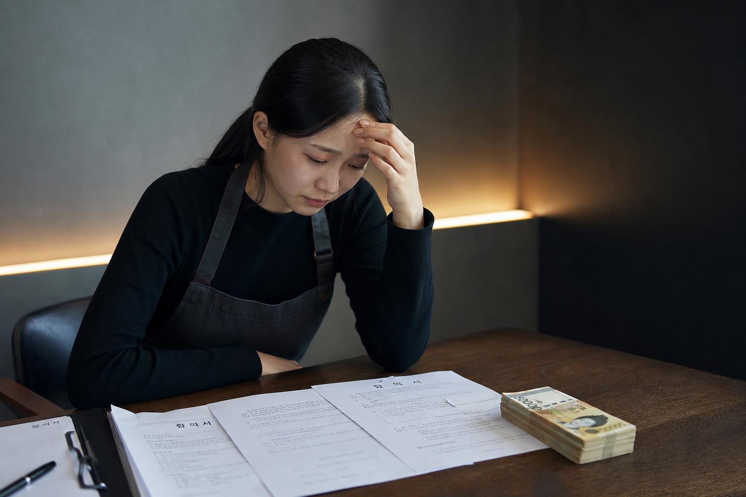 3잔 커피부터 550만 원 합의금까지: 사건 타임라인