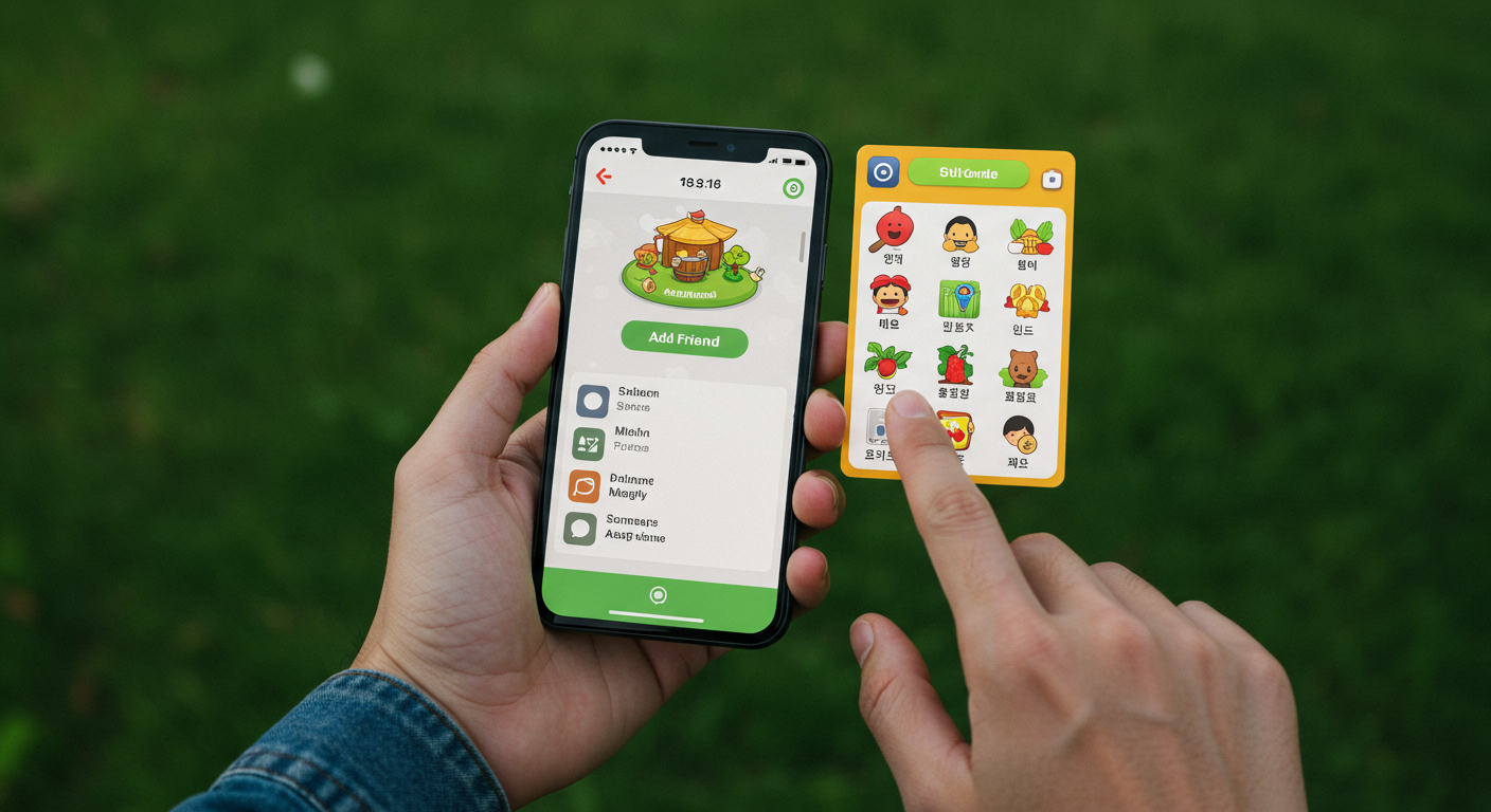 맞팜 친구는 어떻게 만나는 건가요?