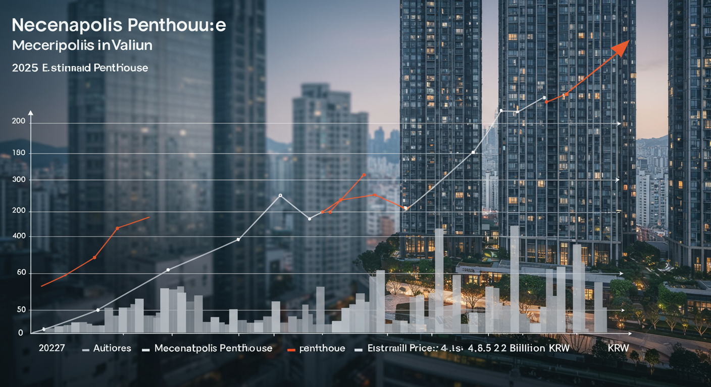 2025년 현재, 메세나폴리스 펜트하우스 시세는?