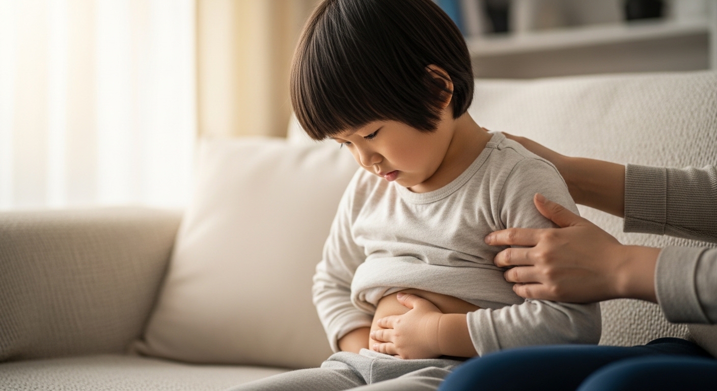 가장 의심되는 원인: 장중첩증