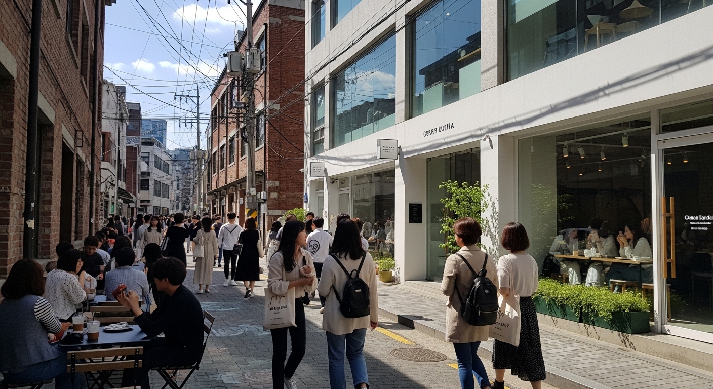 The Charm of Seongsu Cafe Street and the Birth of MZ Hotspots