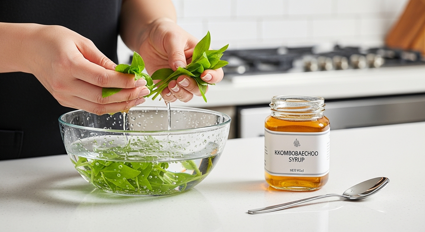 우리 몸에 좋은 곰보배추시럽 성분과 제조 과정