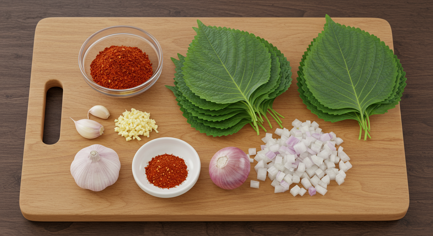 맛있는 깻잎 양념장, 어떤 재료로 만들까요?