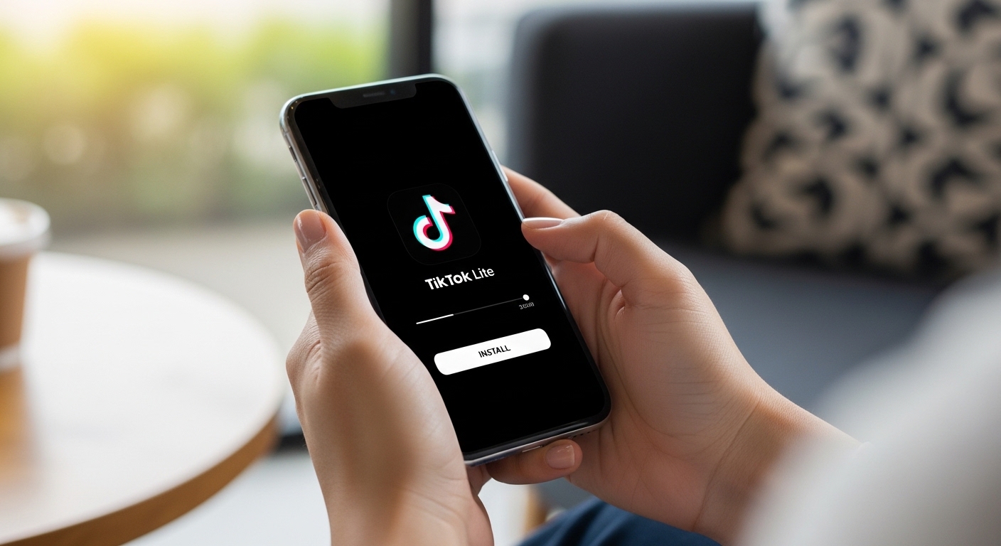 TikTok Lite 앱 설치와 신규 가입 절차