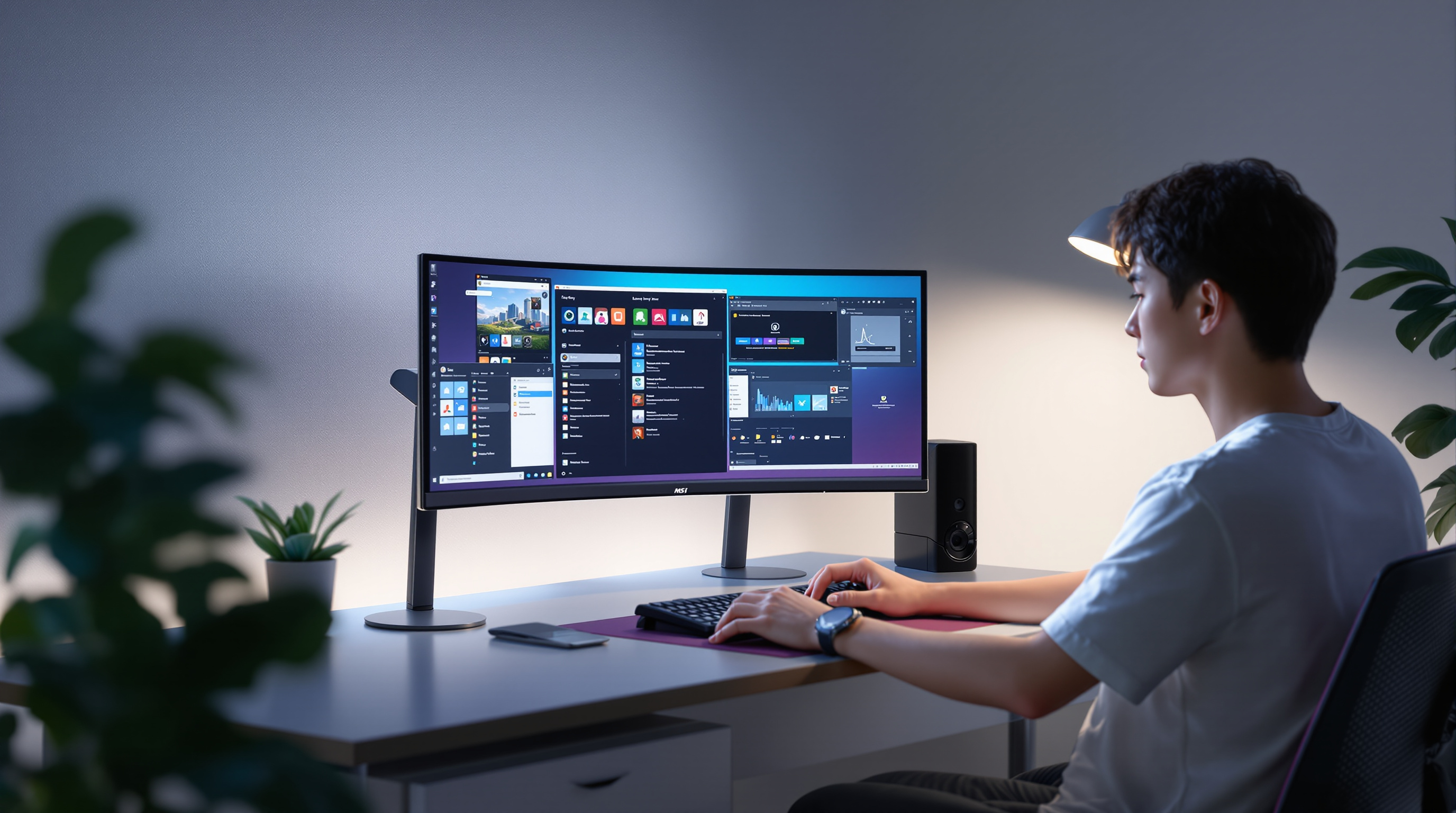 내 책상에도 딱? MSI MAG401QR 설치와 실제 활용법
