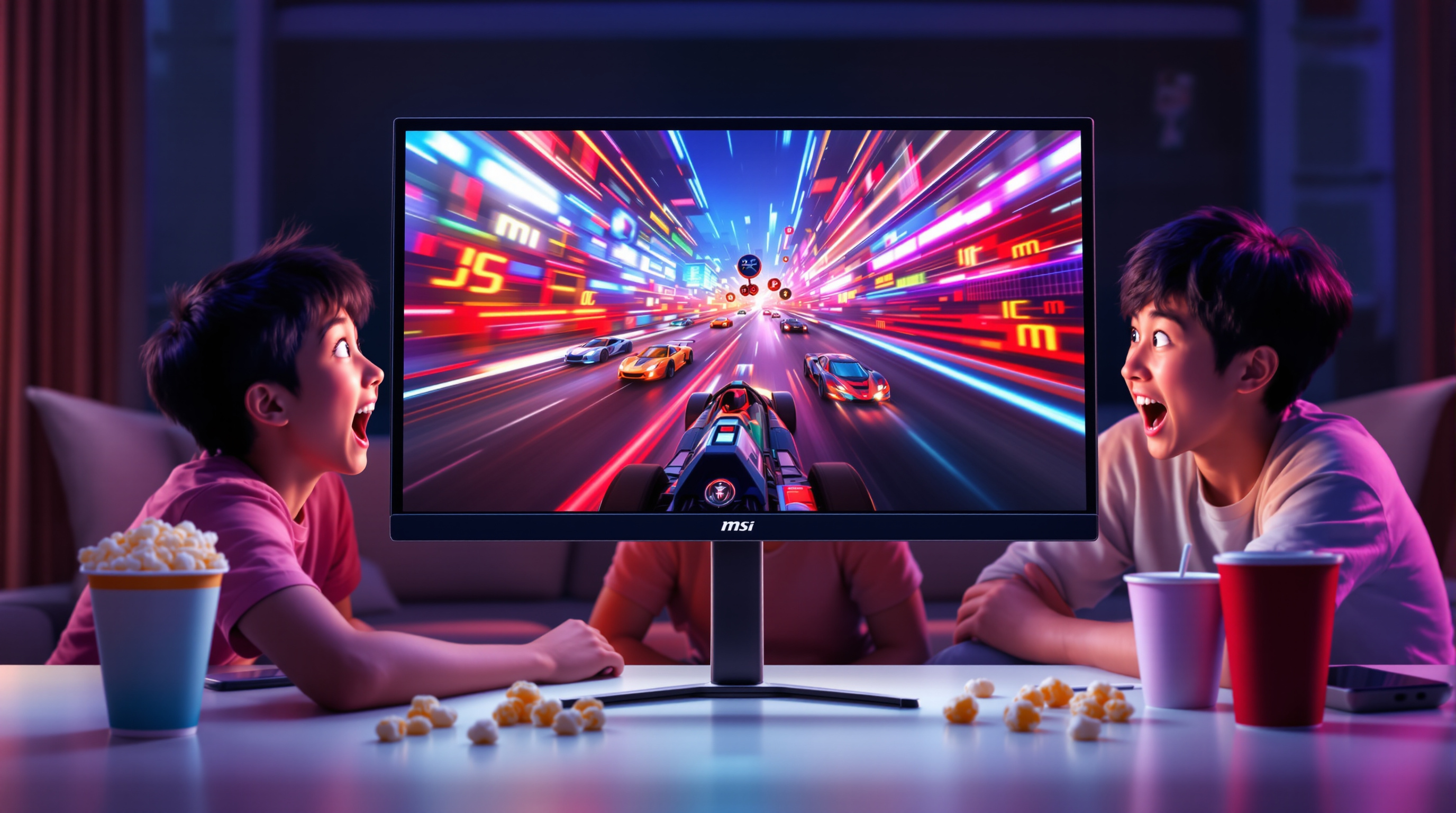 영화관 부럽지 않아! MSI MAG401QR로 게임과 영화 즐기기