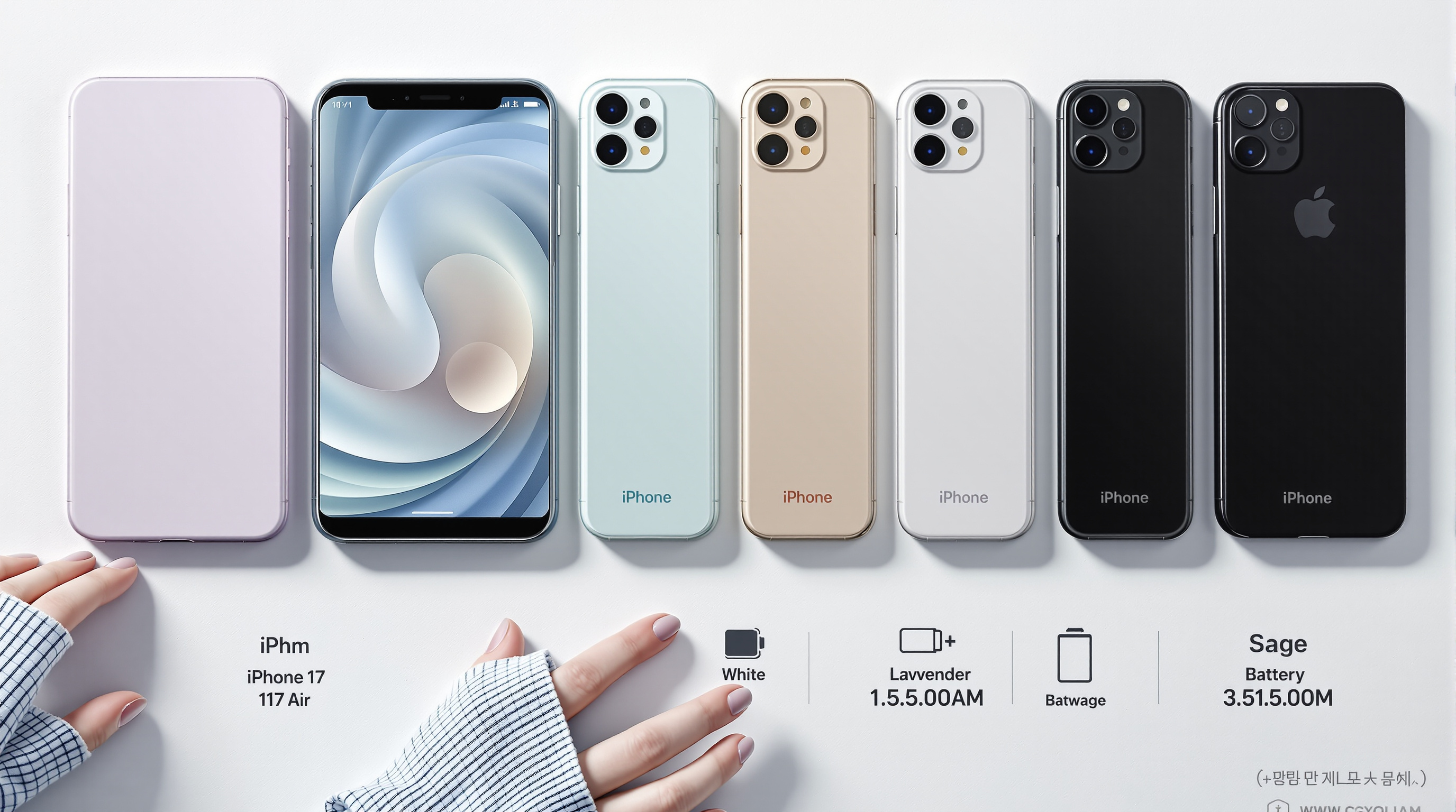 오래오래 함께해요! 배터리, 저장용량, 그리고 다양한 색상 🔋