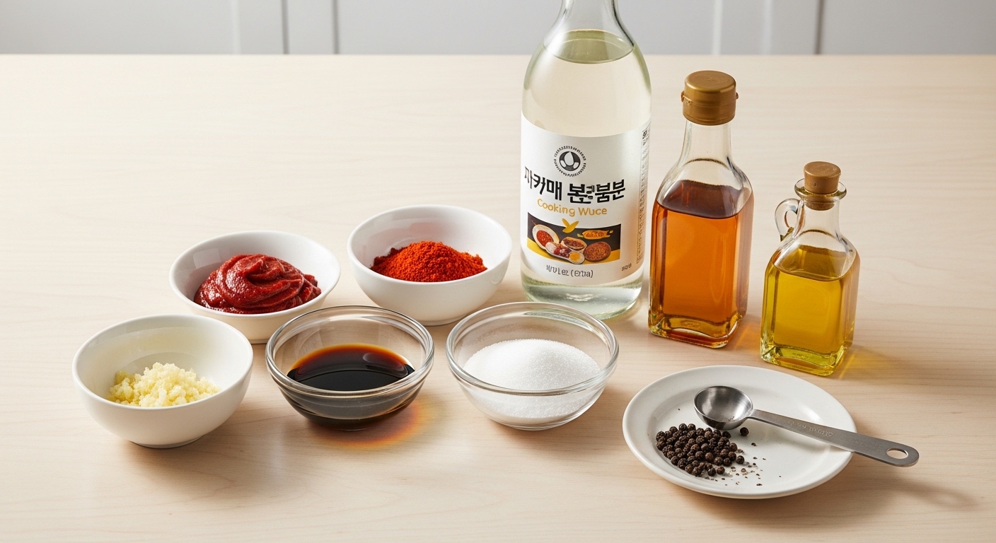 황금 양념, 이 비율이면 끝!