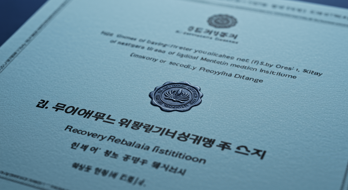 보건복지부 지정 회복기 재활의료기관의 자부심