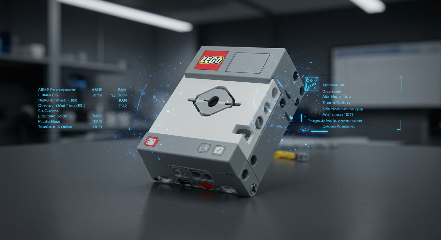 EV3 브릭의 놀라운 능력! 기술 사양을 살펴봐요