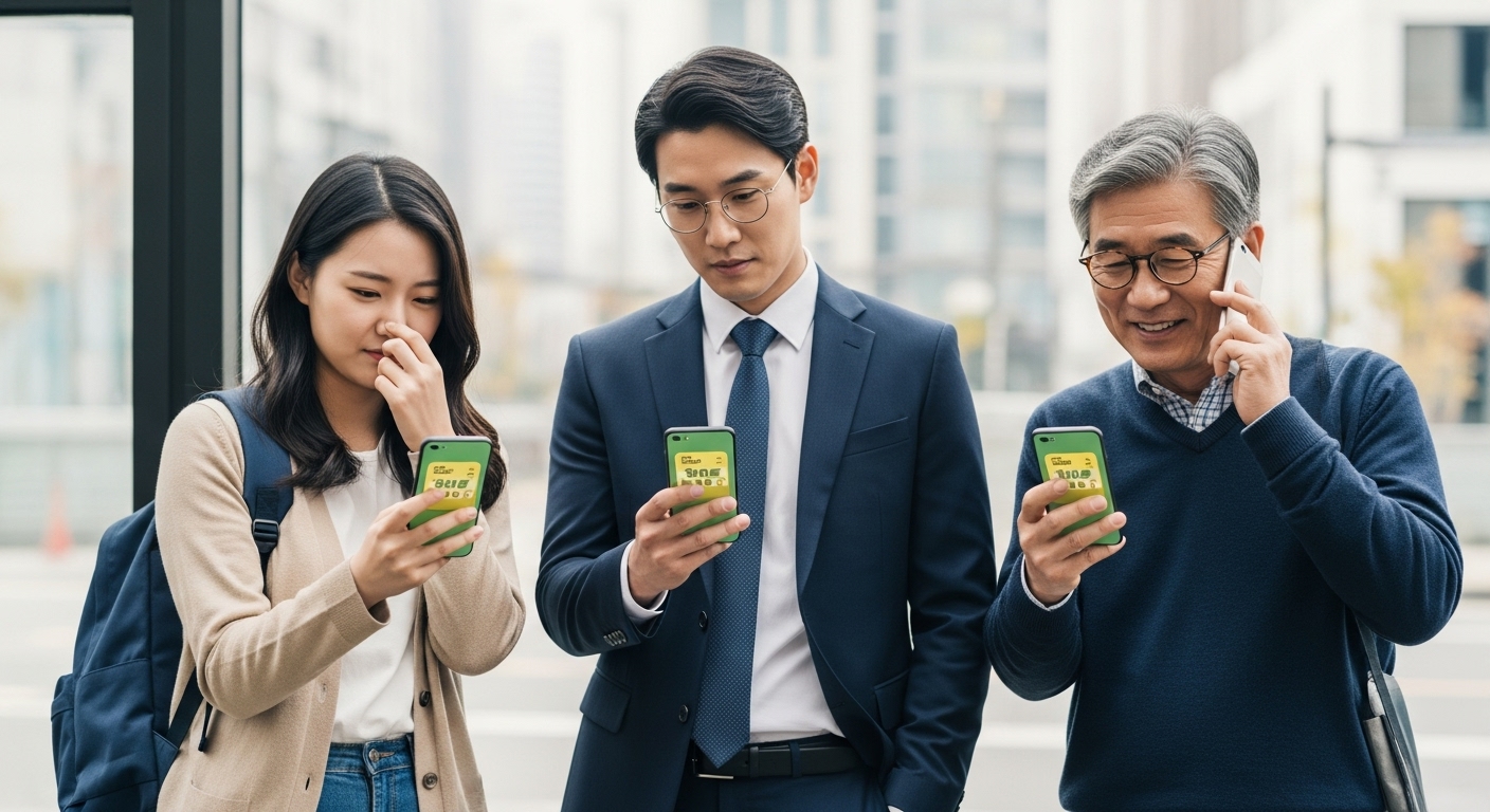 누가 카톡 업데이트 되돌리기를 원할까요?