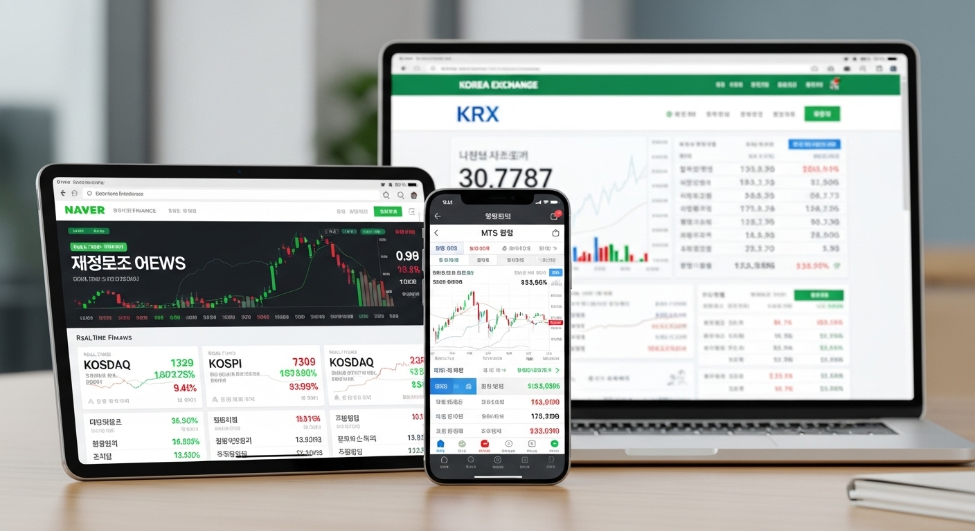 주식시세, 어디서 확인할 수 있나요?