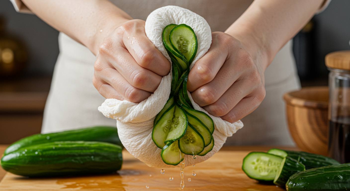 이보은표 노각무침, 꼬들꼬들 식감의 비결은?