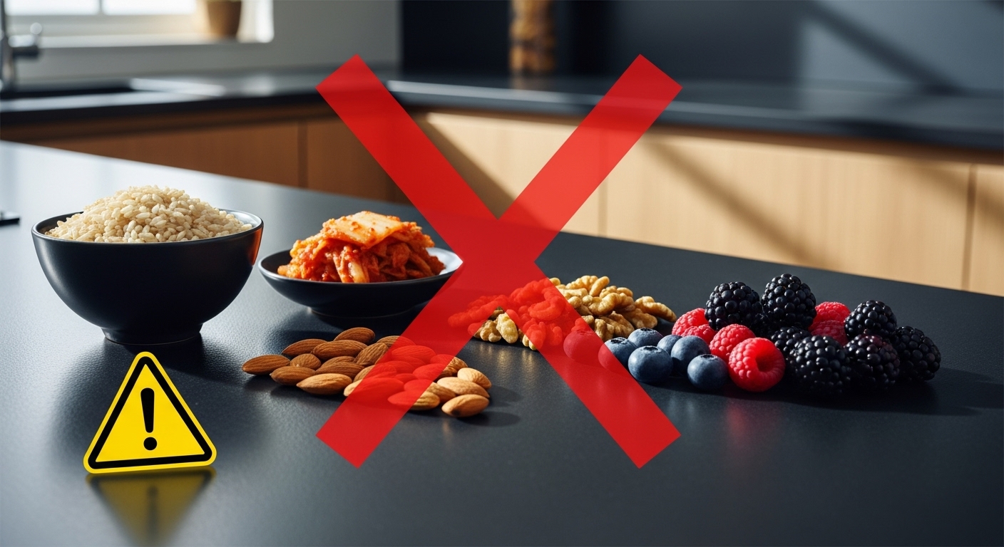 절대 피해야 할 음식, 꼭 알아두세요!