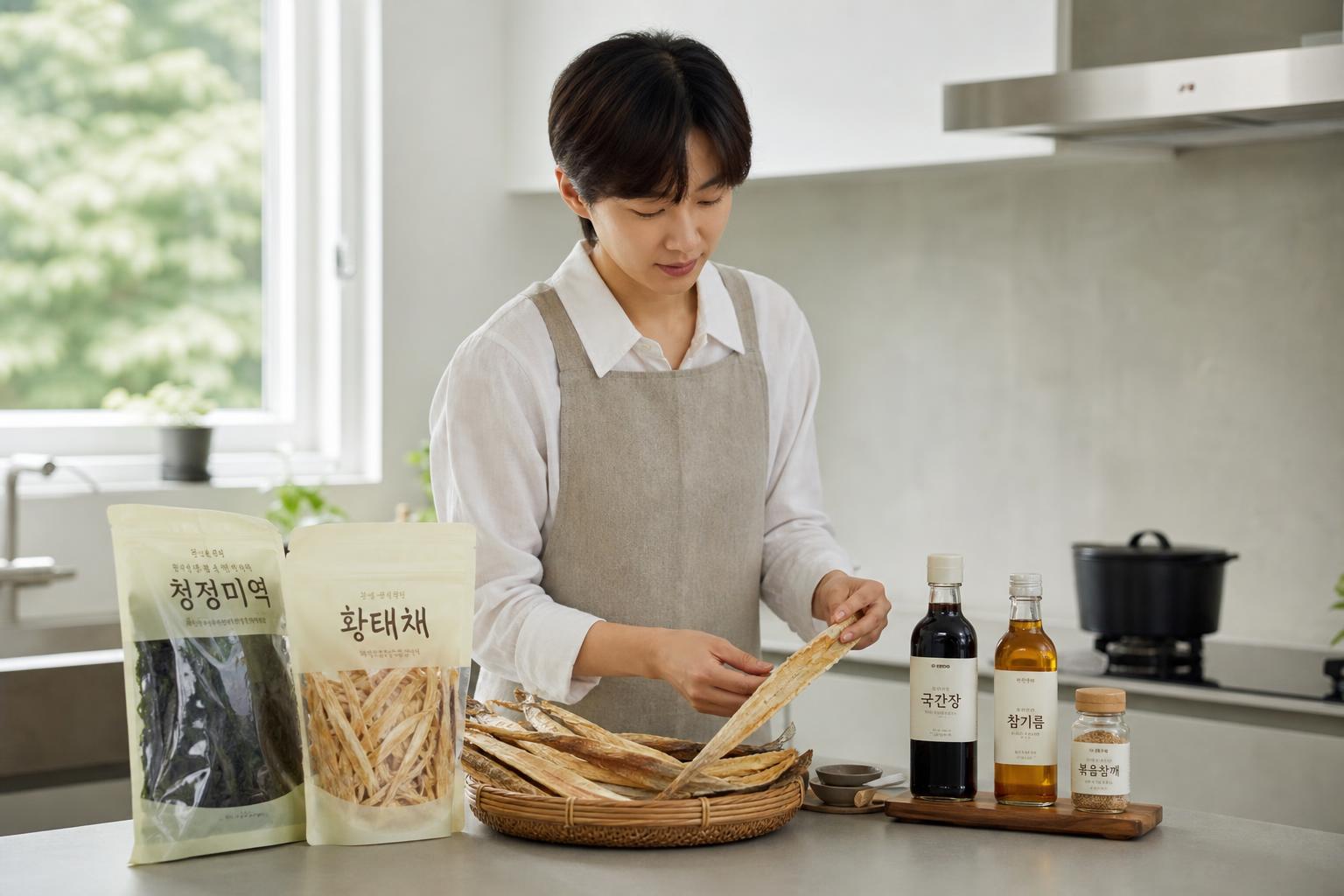 진한 국물을 위한 재료 선택과 계량