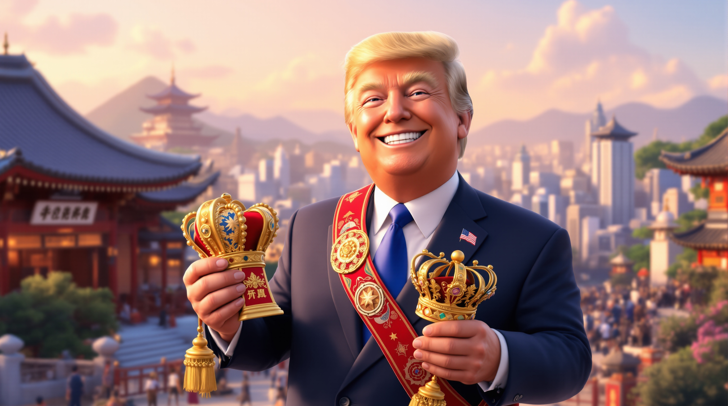 트럼프 전 대통령, 한국의 특별한 선물! 🎁