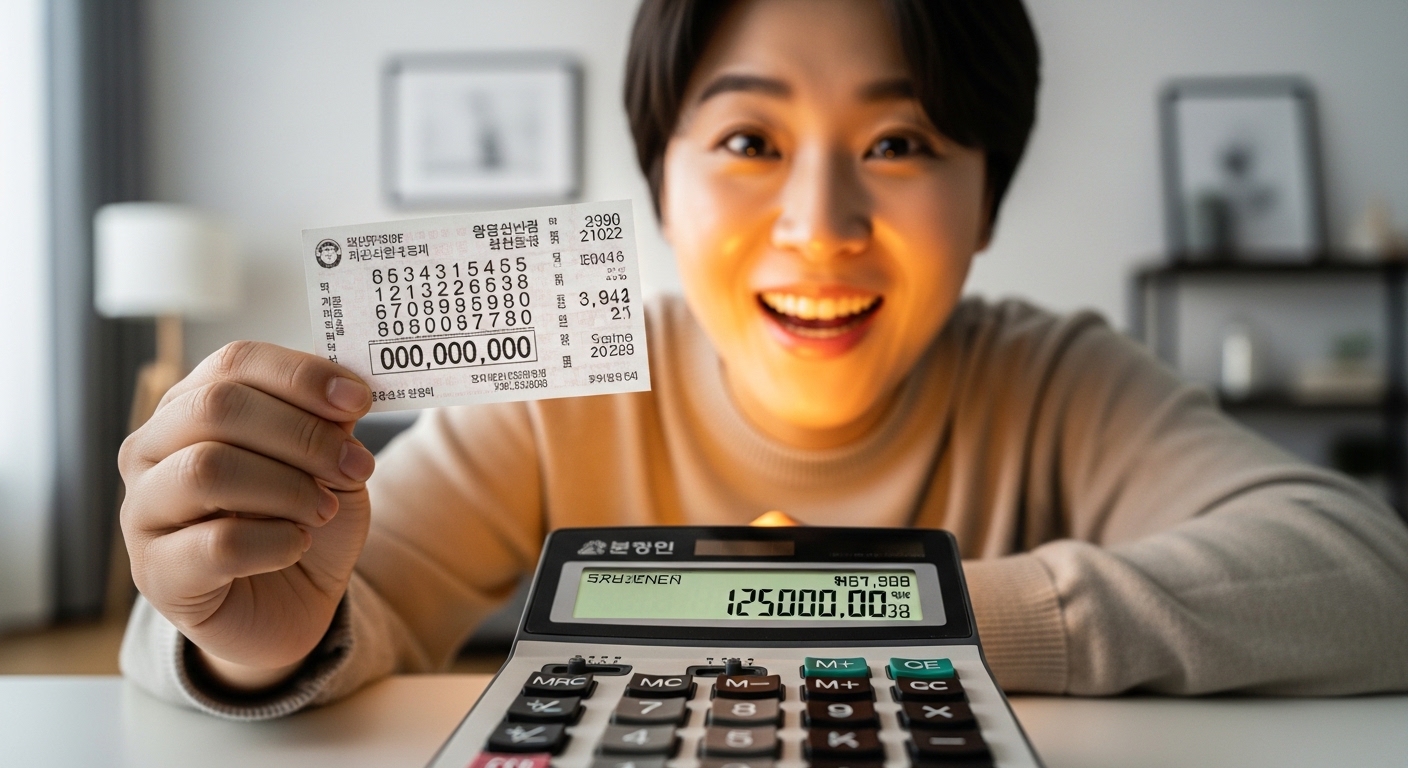 1등 당첨 현황과 상금 실수령액