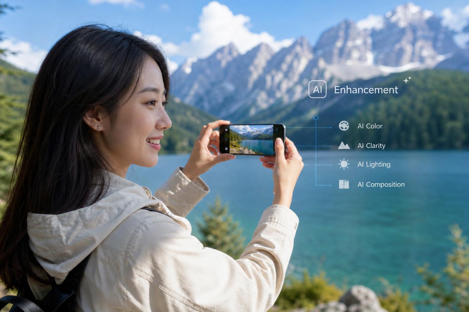 플래그십급 카메라와 AI 기능