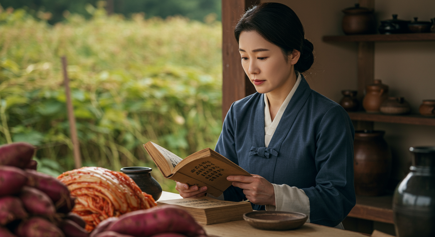 우리나라 고구마줄기김치의 재미있는 역사와 전통!