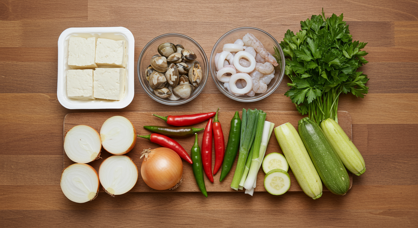 맛있는 해물 순두부찌개, 어떤 재료가 필요할까요?