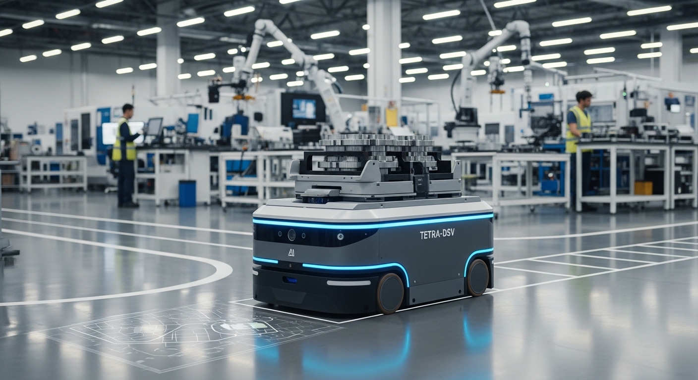 휴림로봇의 핵심 기술, 자율주행 로봇 TETRA-DSV는 무엇인가요?