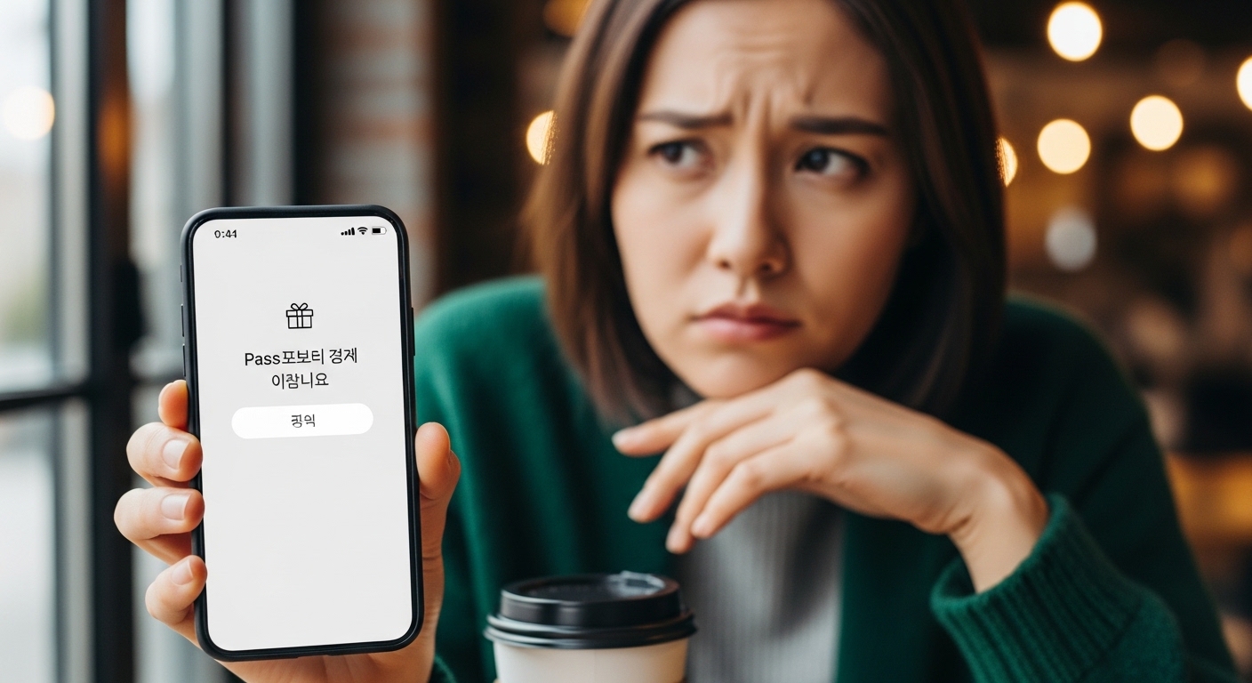 이게 스팸일까? 패스오더 비공개 메시지가 의심스러운 이유