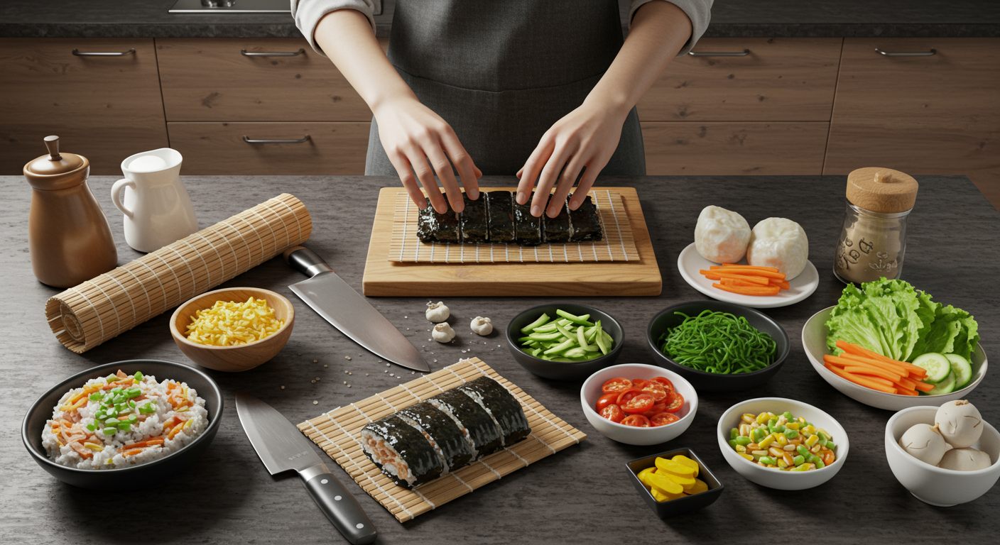 집에서 참치김밥 만들 준비, 이렇게 시작해요! 🛒