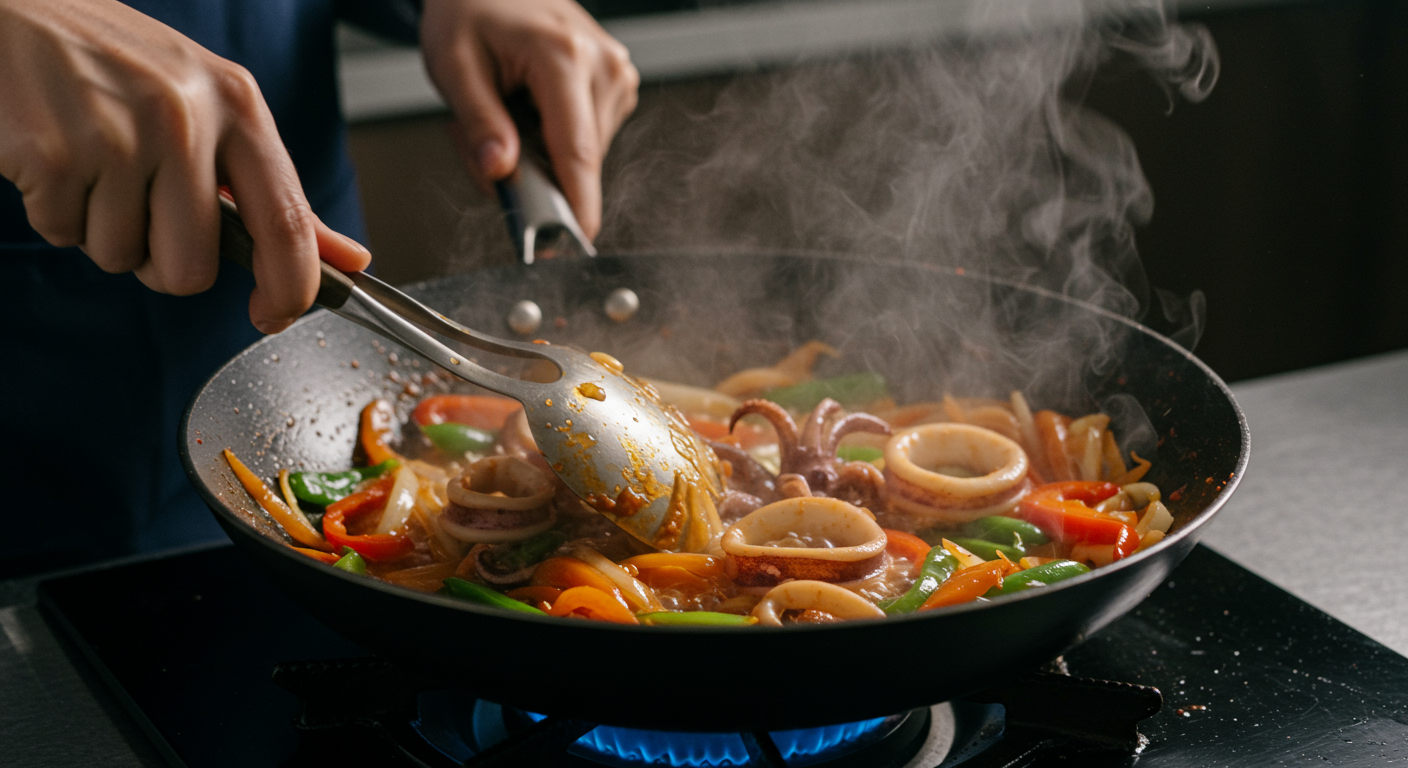 집에서도 도전! 수원 오징어볶음 황금 레시피 팁