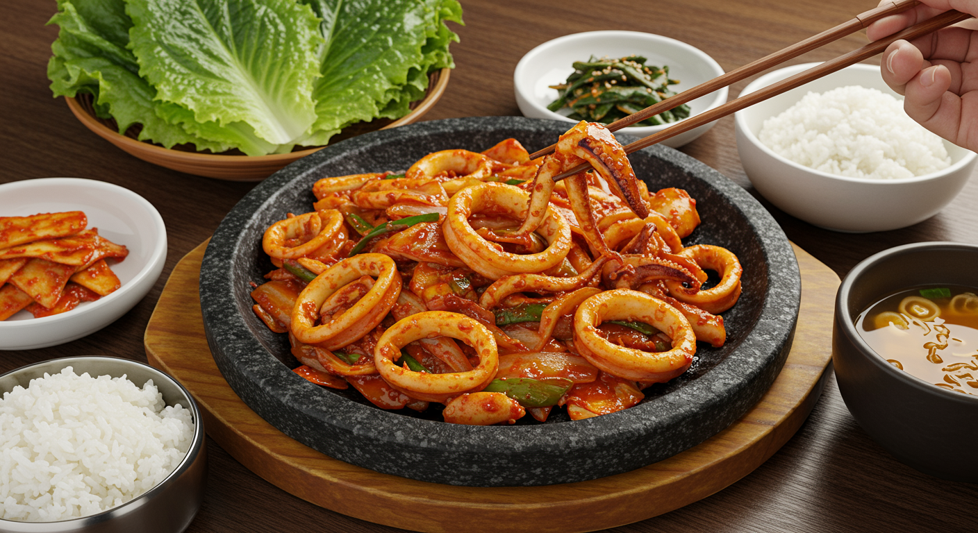 오징어볶음을 더 맛있게 즐기는 방법!