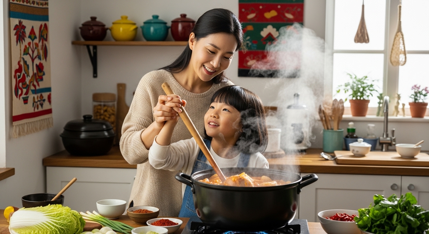 김장 육수와 찹쌀풀, 깊은 맛의 비밀!