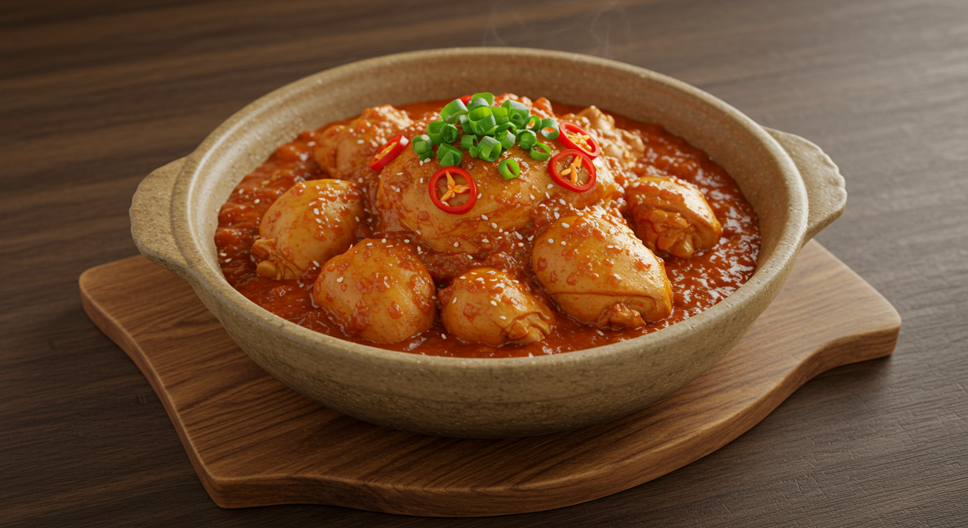맛있는 닭볶음탕 완성! 마지막 꿀팁